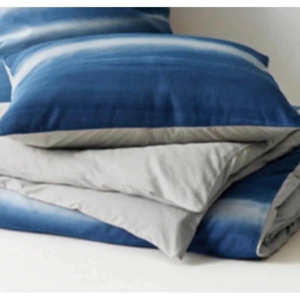 RH AIRBRUSHED SHAM OCEAN STANDARD in Blue